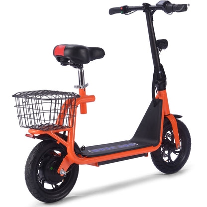 MotoTec | Metro 36v 500w Lithium Electric Scooter Orange