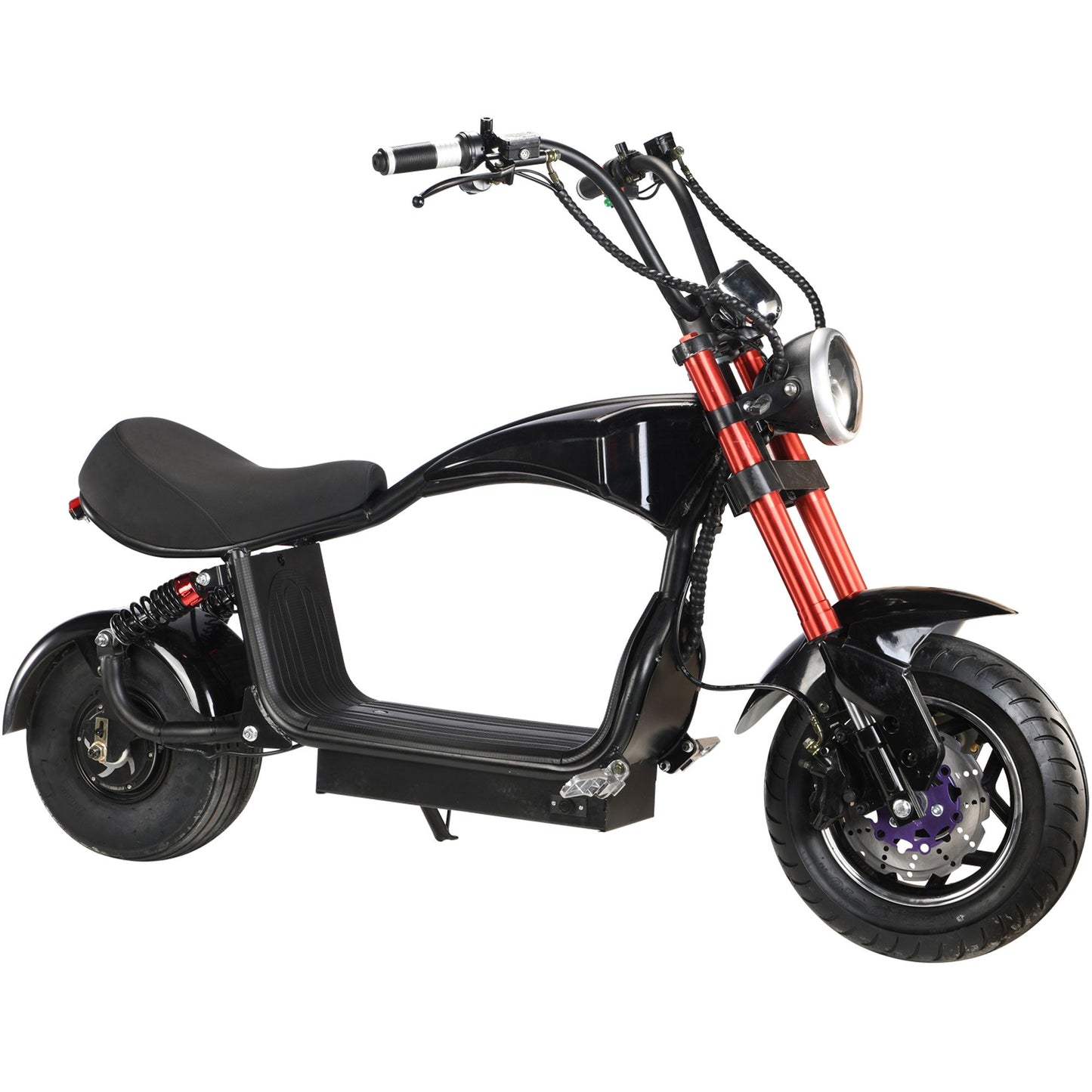 MotoTec | Mini Lowboy 48v 800w Lithium Scooter Black