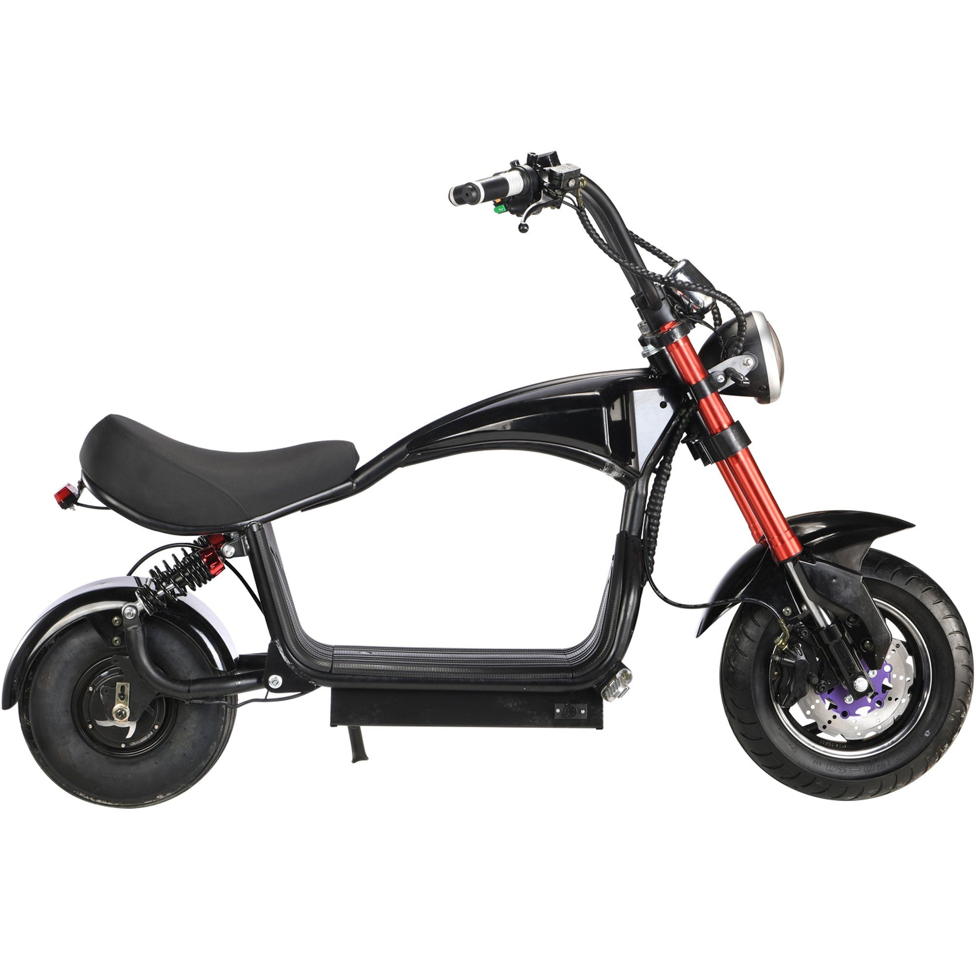 MotoTec | Mini Lowboy 48v 800w Lithium Scooter Black