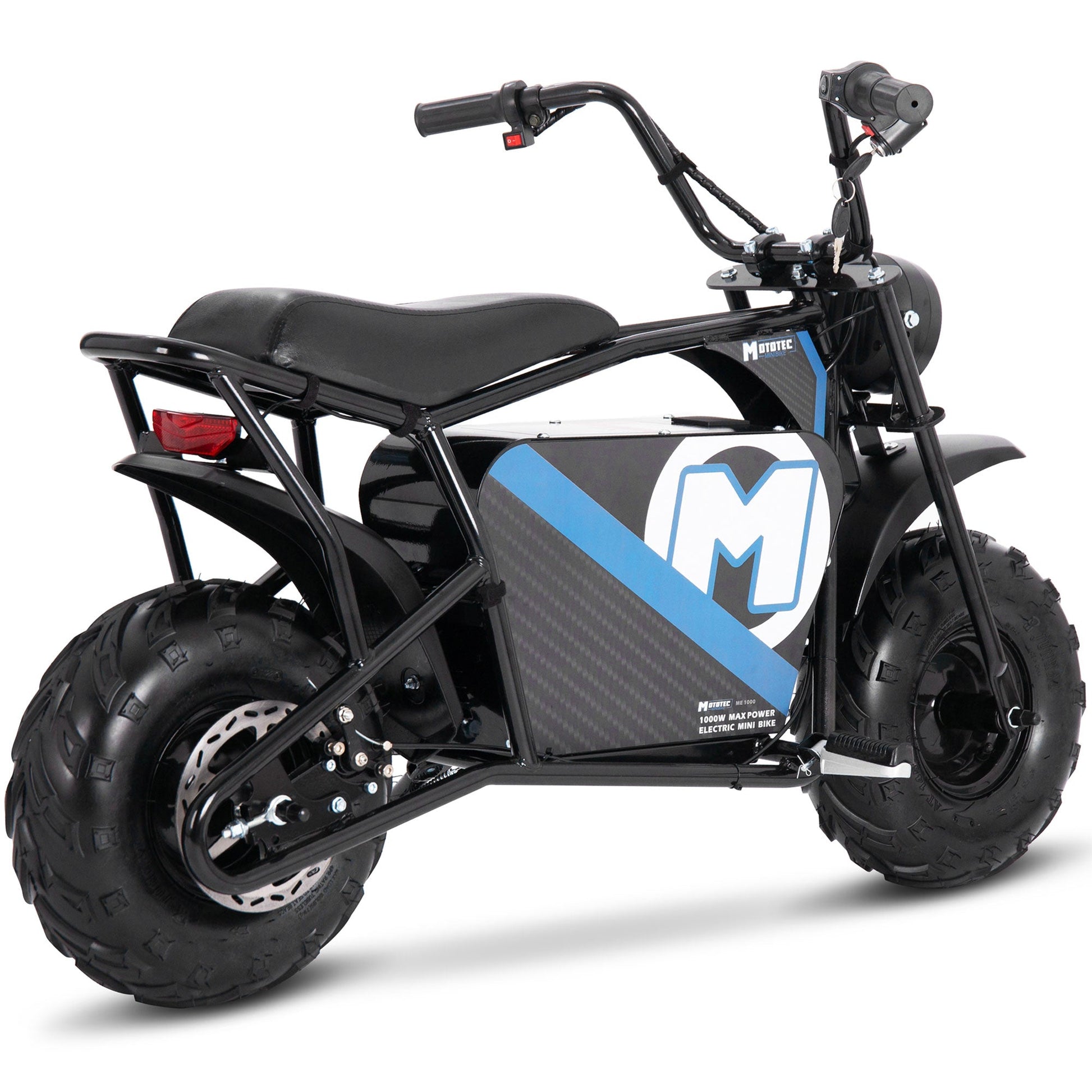 MotoTec | 48v 1000w Electric Mini Bike Black