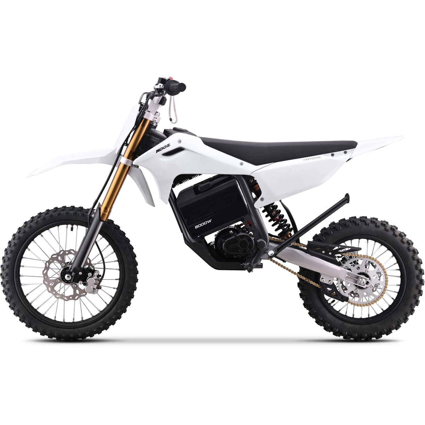 MotoTec | 72v 8000w Pro Electric Dirt Bike 17/14 Lithium