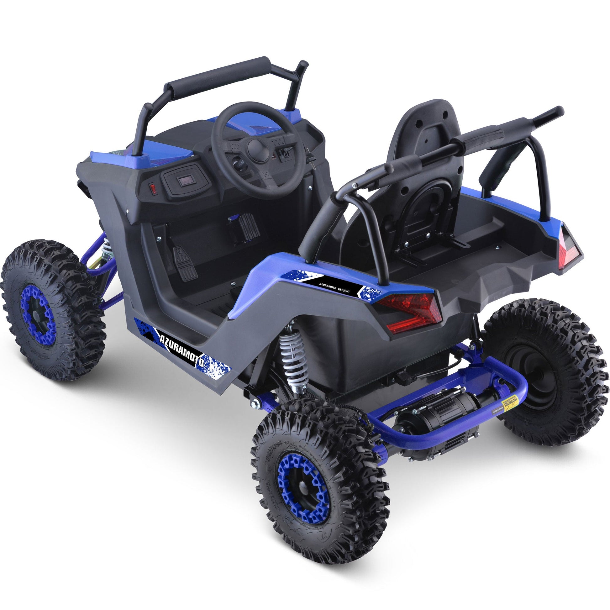 MotoTec | Raider Kids UTV 48v 1200w Full Suspension Blue