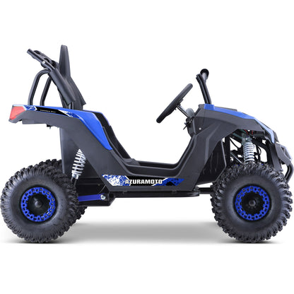 MotoTec | Raider Kids UTV 48v 1200w Full Suspension Blue