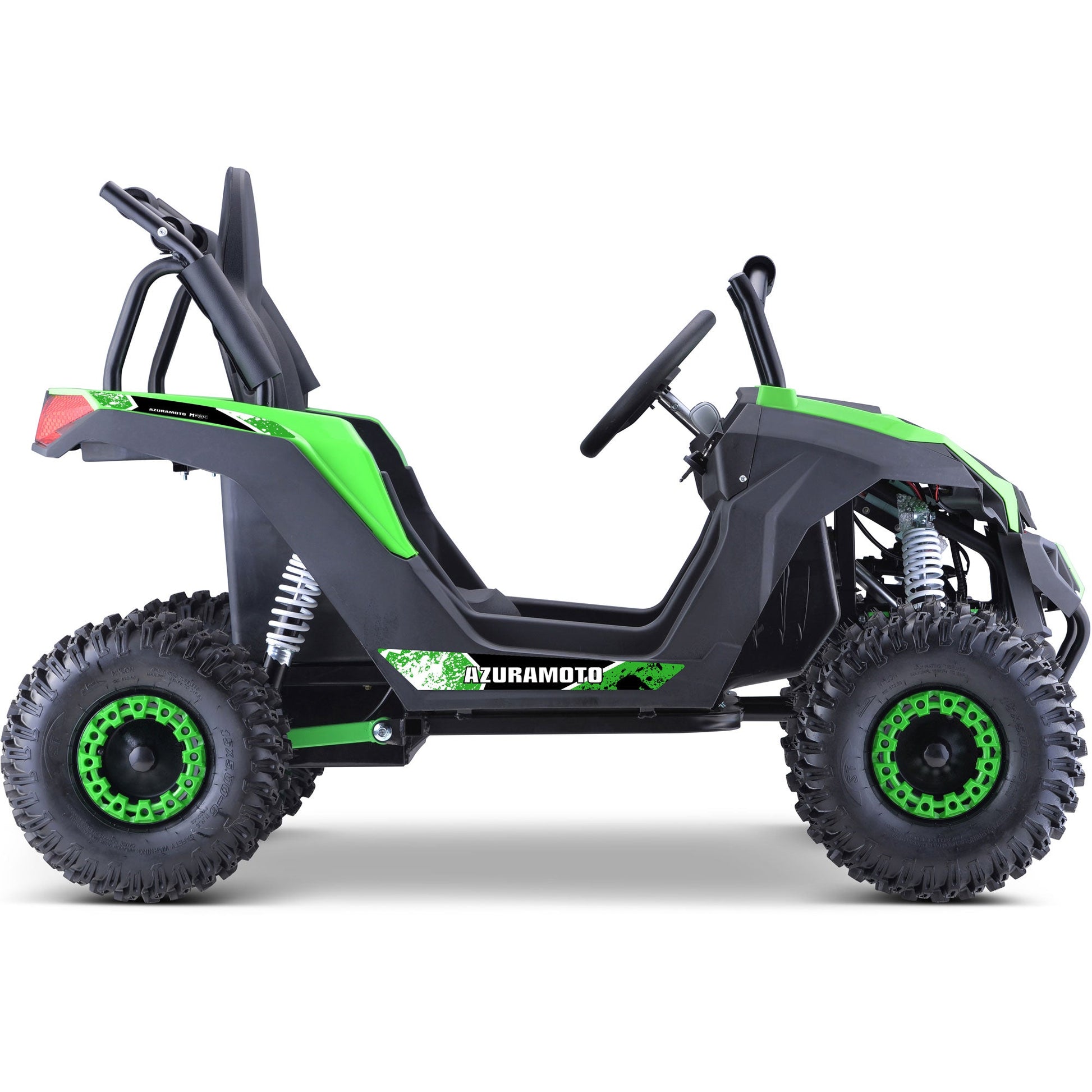 MotoTec | Raider Kids UTV 48v 1200w Full Suspension Green