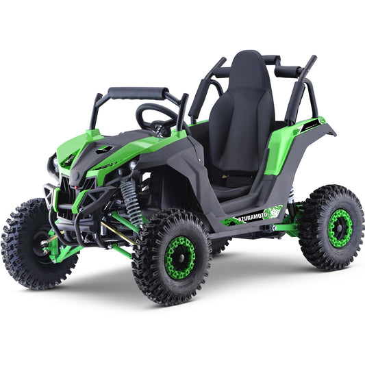 MotoTec | Raider Kids UTV 48v 1200w Full Suspension Green