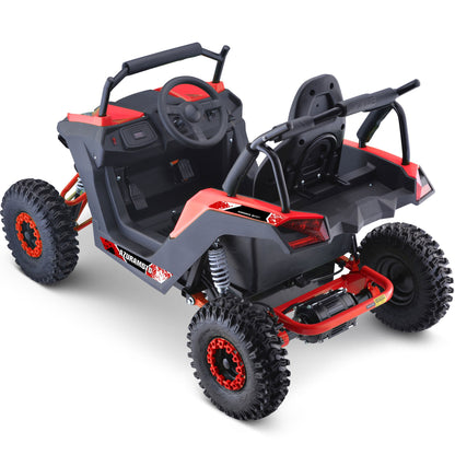 MotoTec | Raider Kids UTV 48v 1200w Full Suspension Red