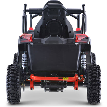 MotoTec | Raider Kids UTV 48v 1200w Full Suspension Red