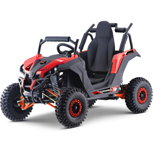 MotoTec | Raider Kids UTV 48v 1200w Full Suspension Red