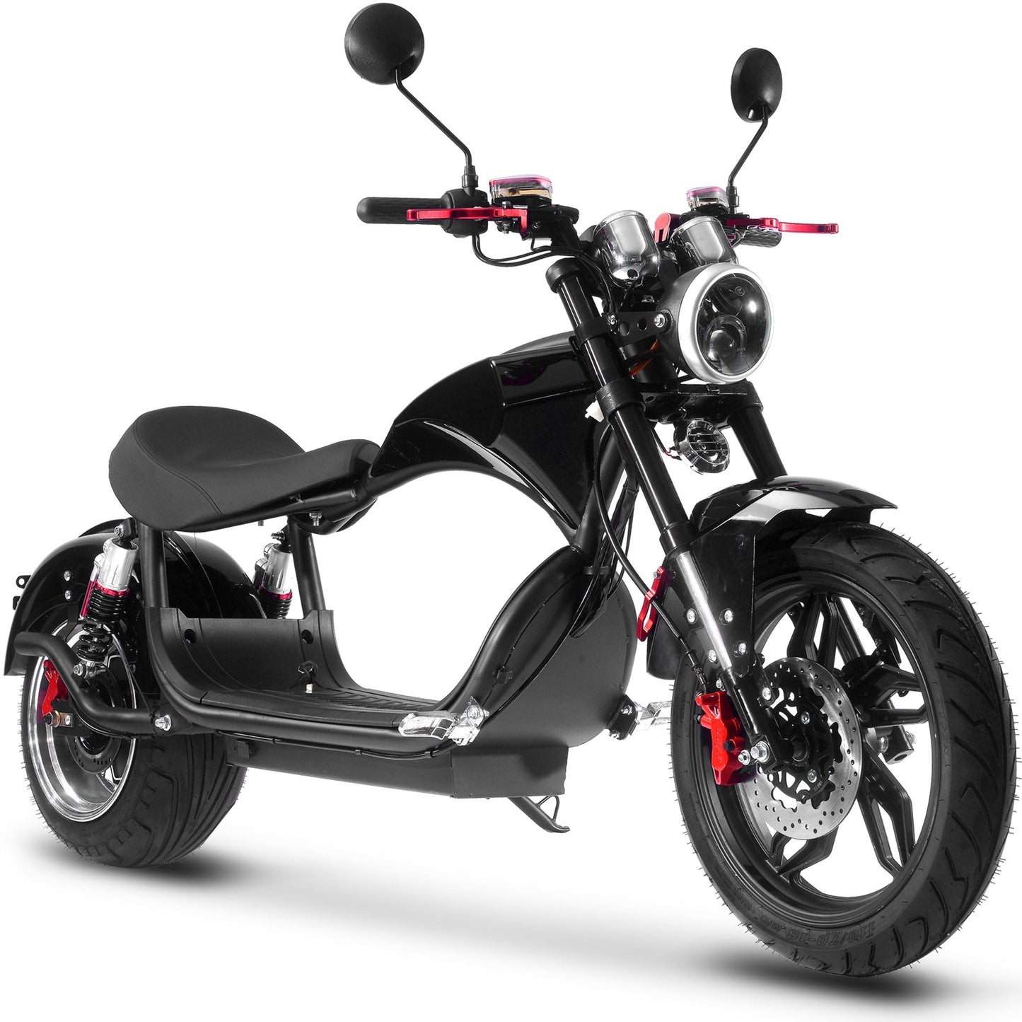 MotoTec | Raven 60v 30ah 2500w Lithium Electric Scooter Black