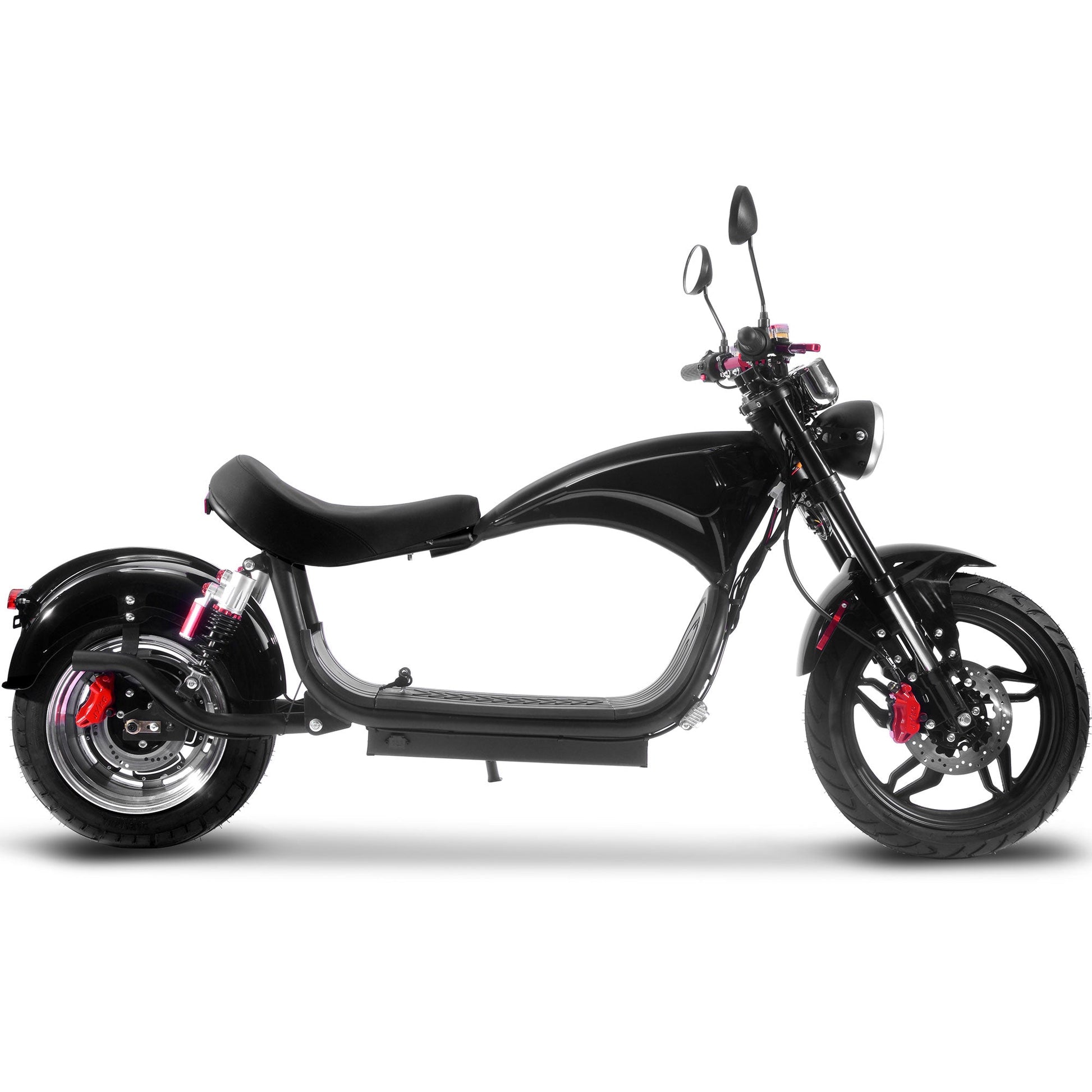 MotoTec | Raven 60v 30ah 2500w Lithium Electric Scooter Black