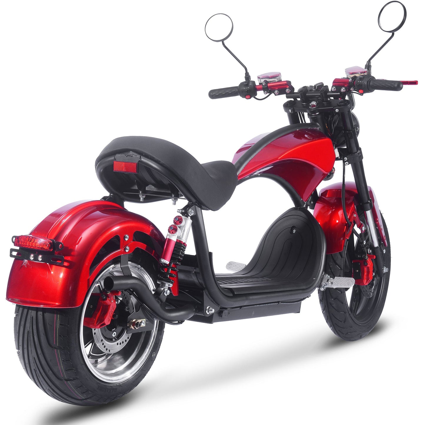MotoTec | Raven 60v 30ah 2500w Lithium Electric Scooter Red