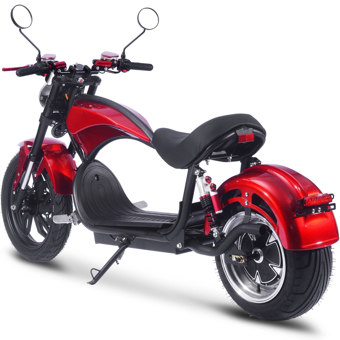 MotoTec | Raven 60v 30ah 2500w Lithium Electric Scooter Red