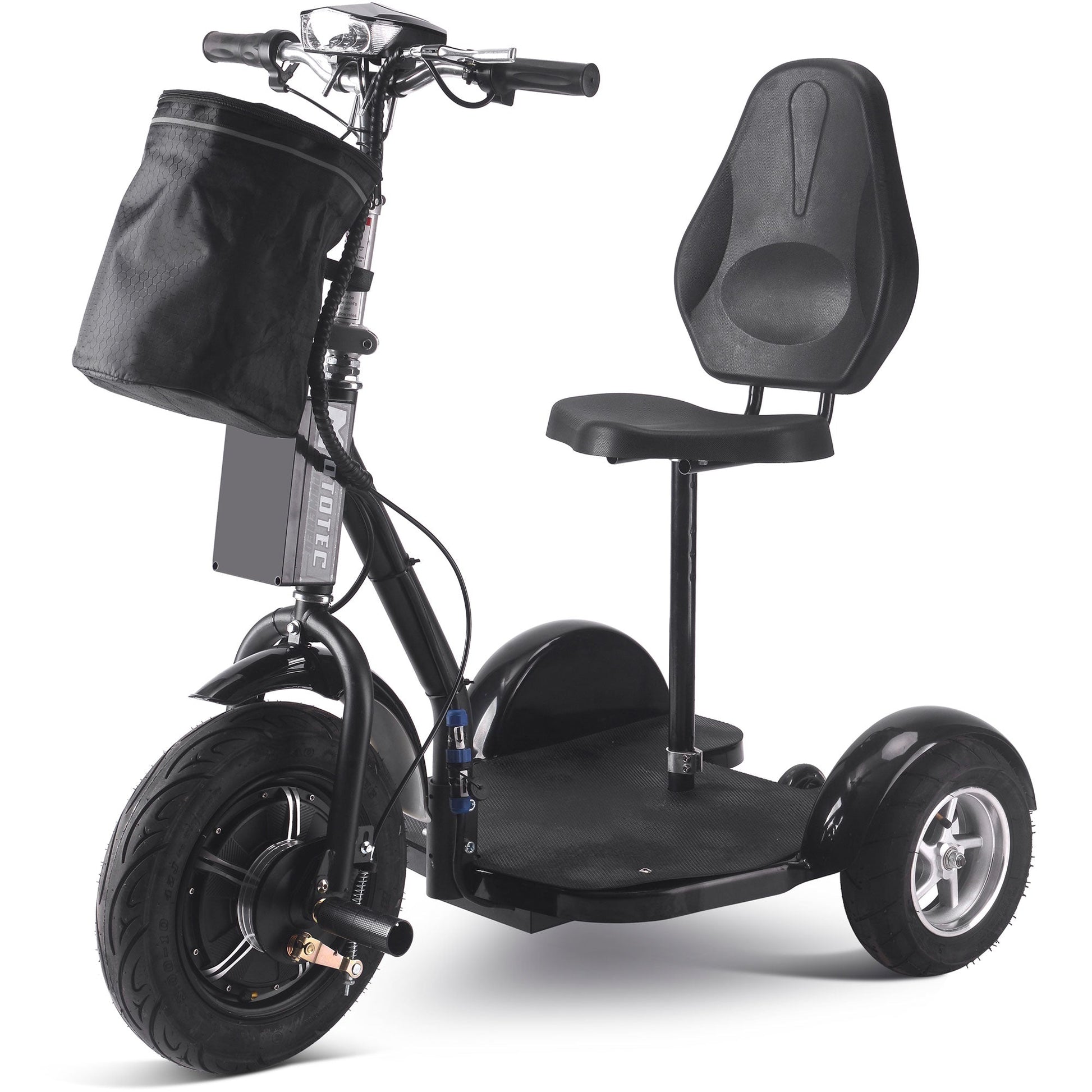 MotoTec | Electric Trike 48v 1000w Lithium Black