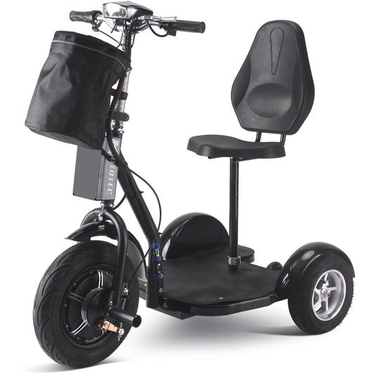 MotoTec | Electric Trike 48v 1000w Lithium Black