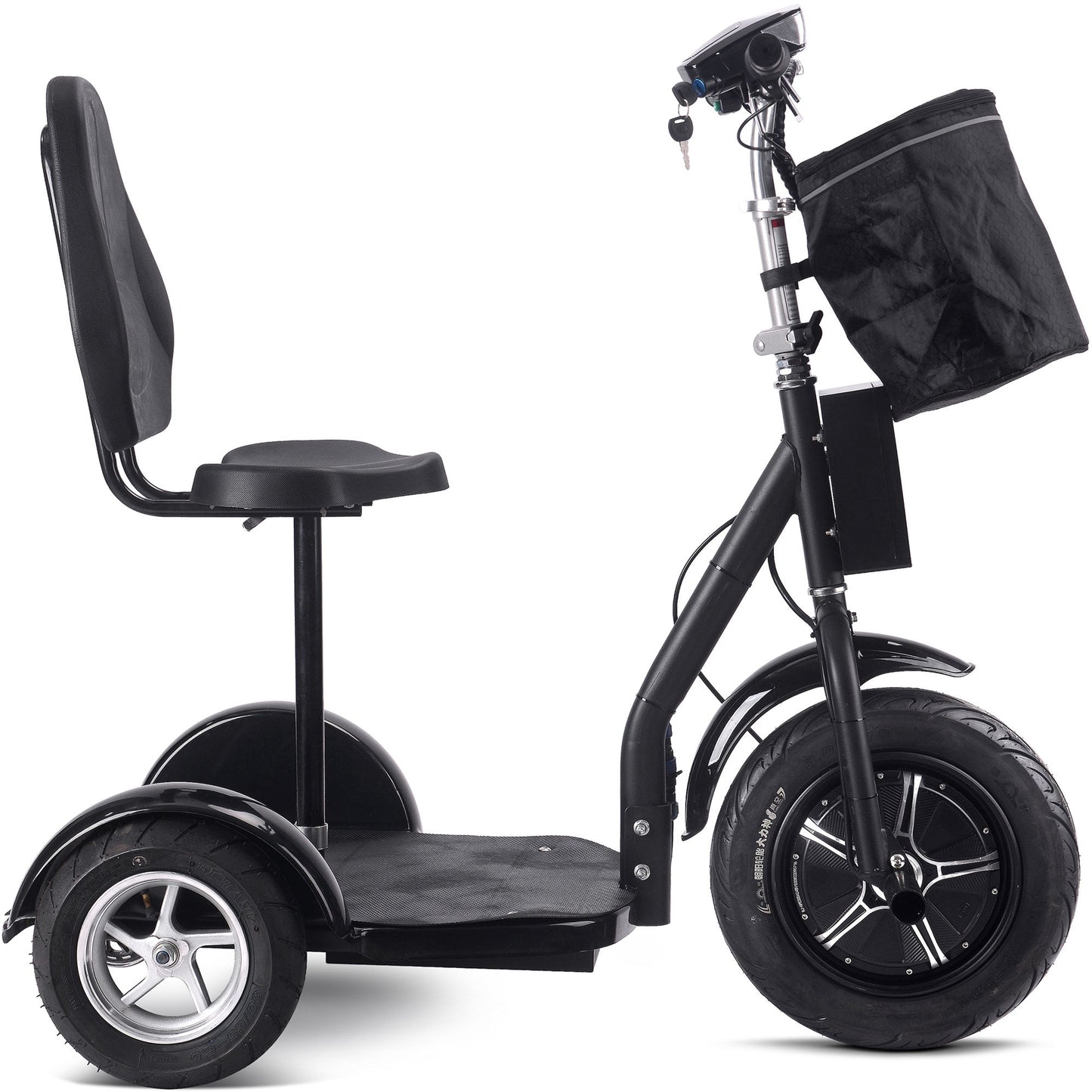 MotoTec | Electric Trike 48v 1000w Lithium Black