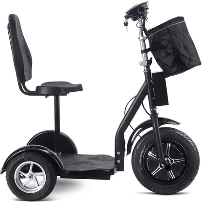 MotoTec | Electric Trike 48v 1000w Lithium Black
