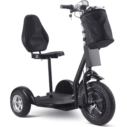 MotoTec | Electric Trike 48v 1000w Lithium Black