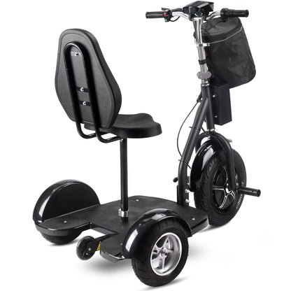 MotoTec | Electric Trike 48v 1000w Lithium Black