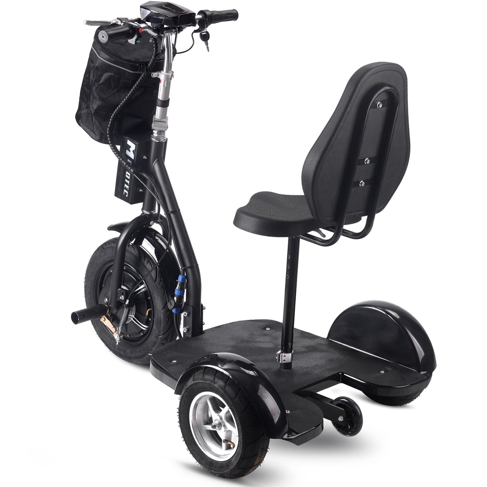 MotoTec | Electric Trike 48v 1000w Lithium Black