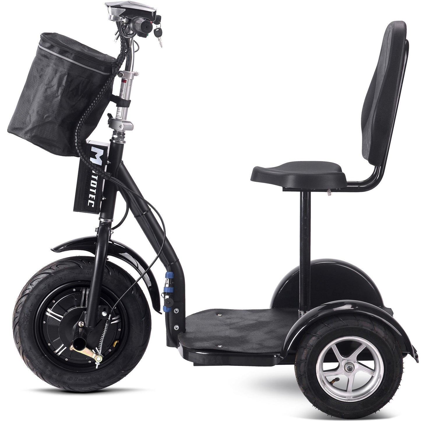 MotoTec | Electric Trike 48v 1000w Lithium Black
