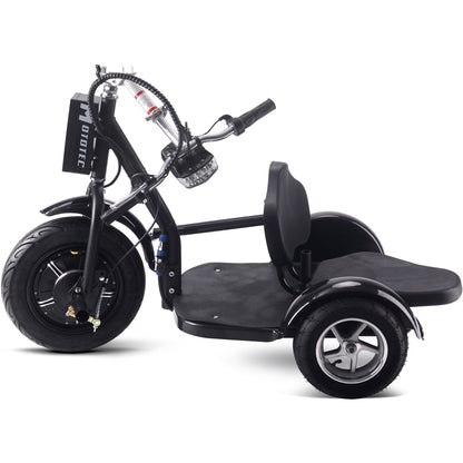 MotoTec | Electric Trike 48v 1000w Lithium Black