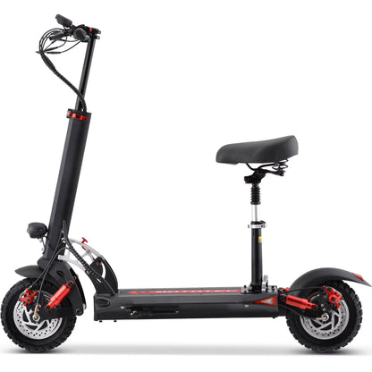 MotoTec | Thor 60v 2400w Lithium Electric Scooter Black