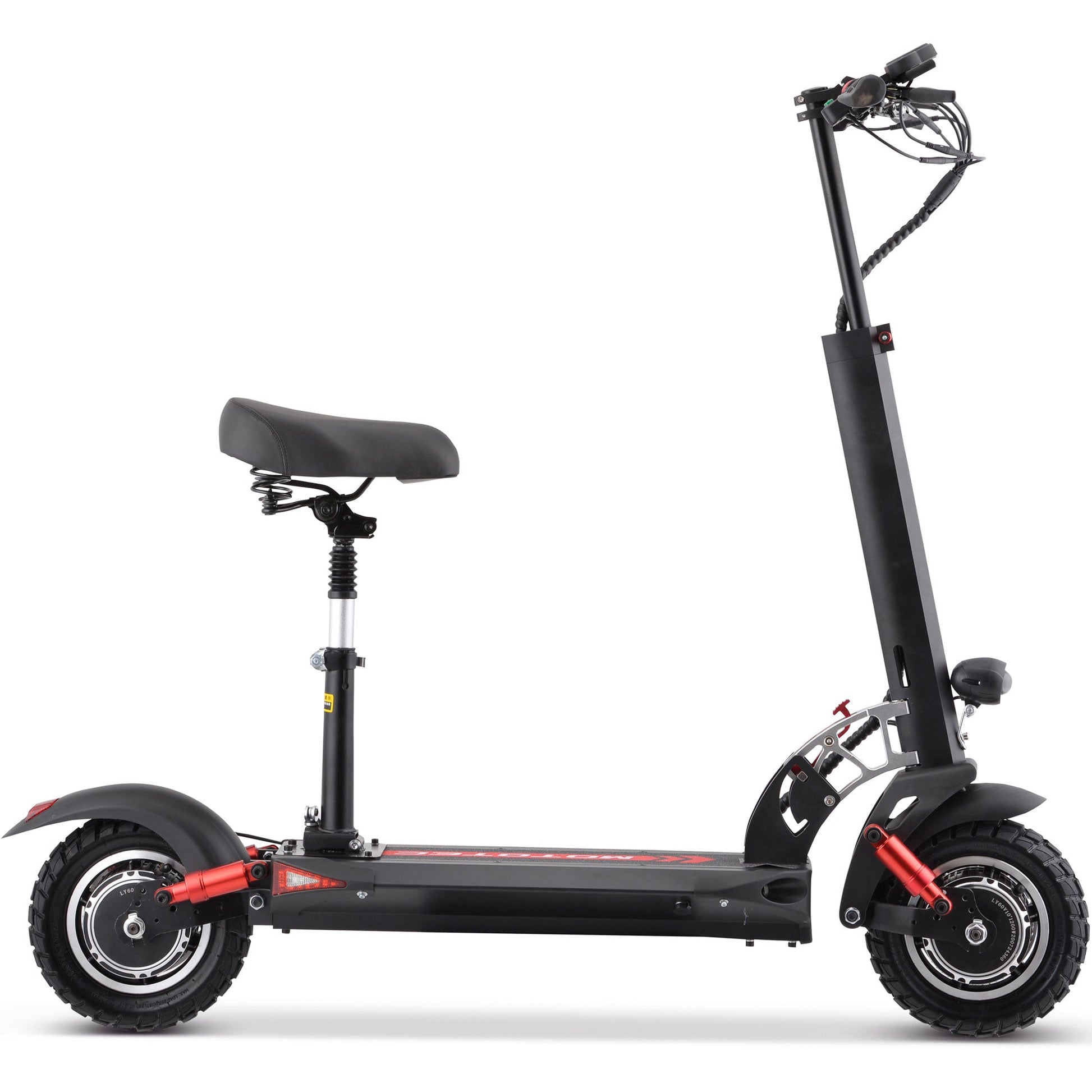MotoTec | Thor 60v 2400w Lithium Electric Scooter Black