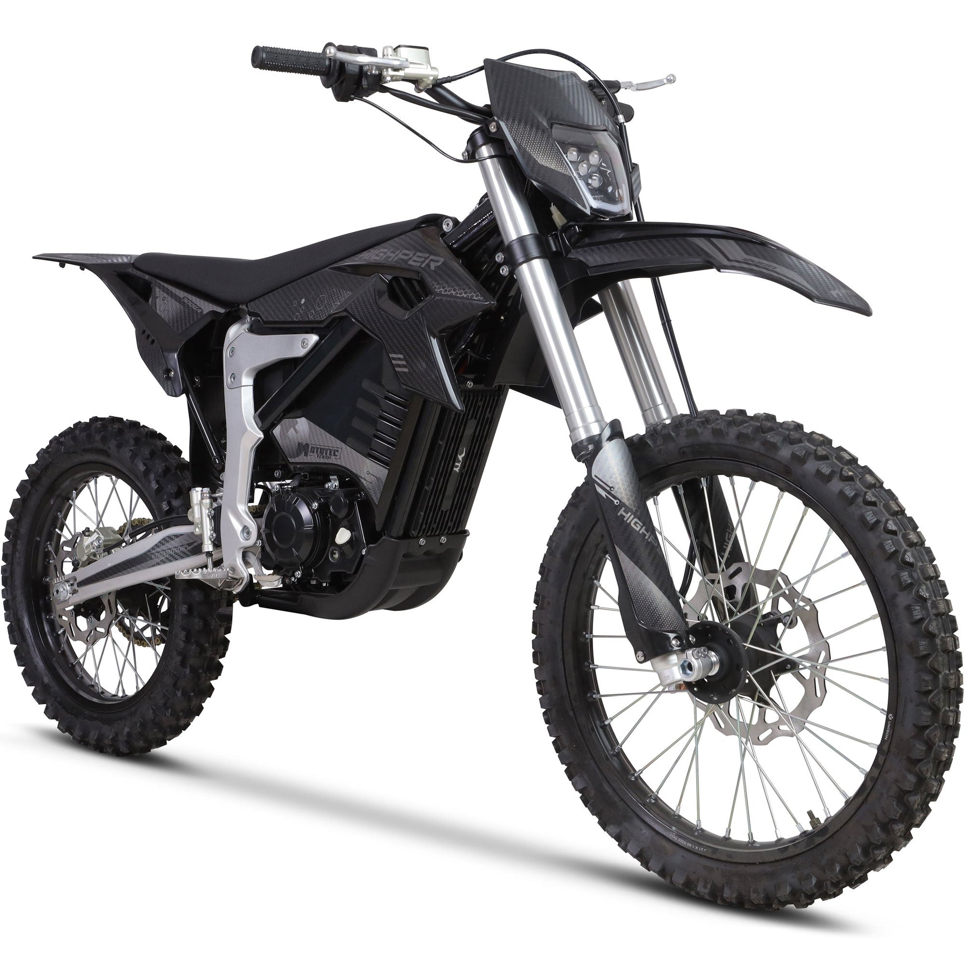MotoTec Venom 72V, 3000W (peak 12,000W), 60Ah Electric Dirt Bike - max speed 77mph - financing available!