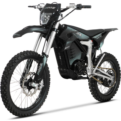 MotoTec Venom 72V, 6000W (peak 30,000W), 73Ah Electric Dirt Bike - max speed 75 mph, Tesla battery
