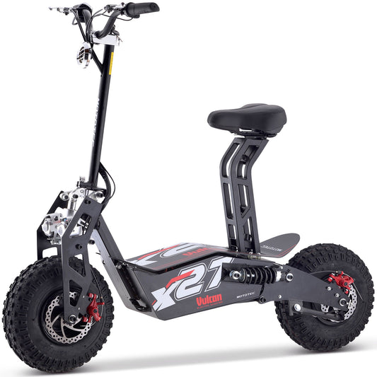 MotoTec | Vulcan 48v 1600w Electric Scooter Black