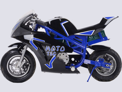 MotoTec | Electric Pocket Bike GT 36v 500w Blue
