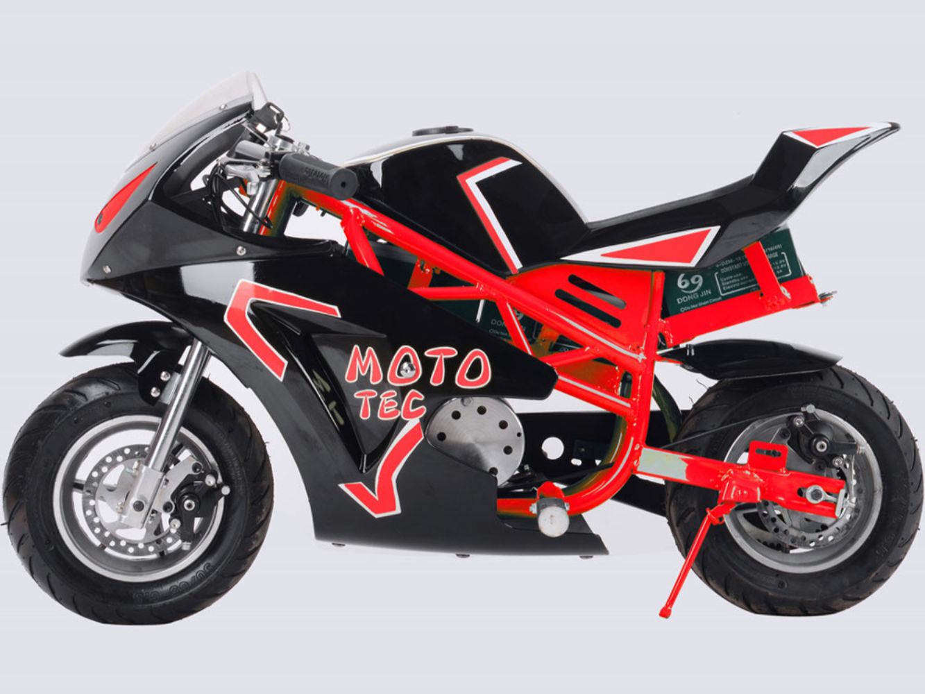 MotoTec | Electric Pocket Bike GT 36v 500w Red