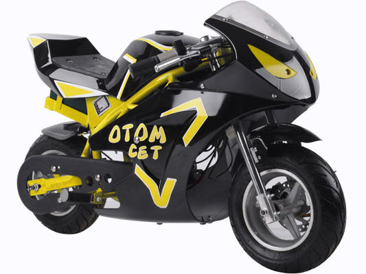 MotoTec | Electric Pocket Bike GT 36v 500w Yellow