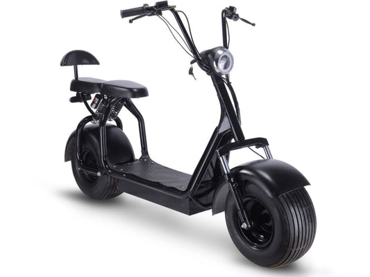 MotoTec | Knockout 60v 1000w Electric Scooter Black
