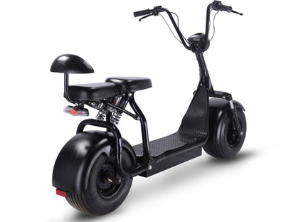 MotoTec | Knockout 60v 1000w Electric Scooter Black