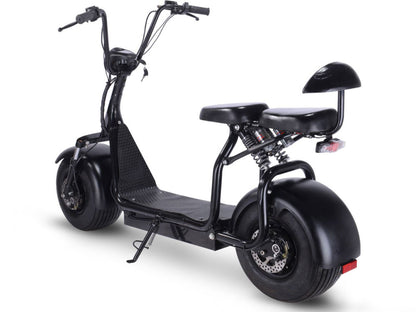 MotoTec | Knockout 60v 1000w Electric Scooter Black