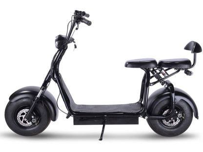 MotoTec | Knockout 60v 1000w Electric Scooter Black