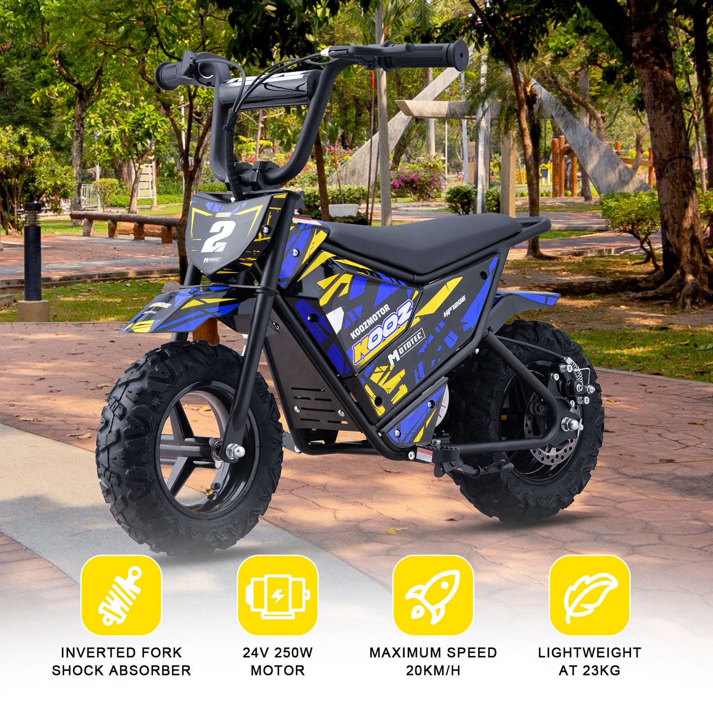 MotoTec | 24v 250w Electric Powered Mini Bike | HP120E