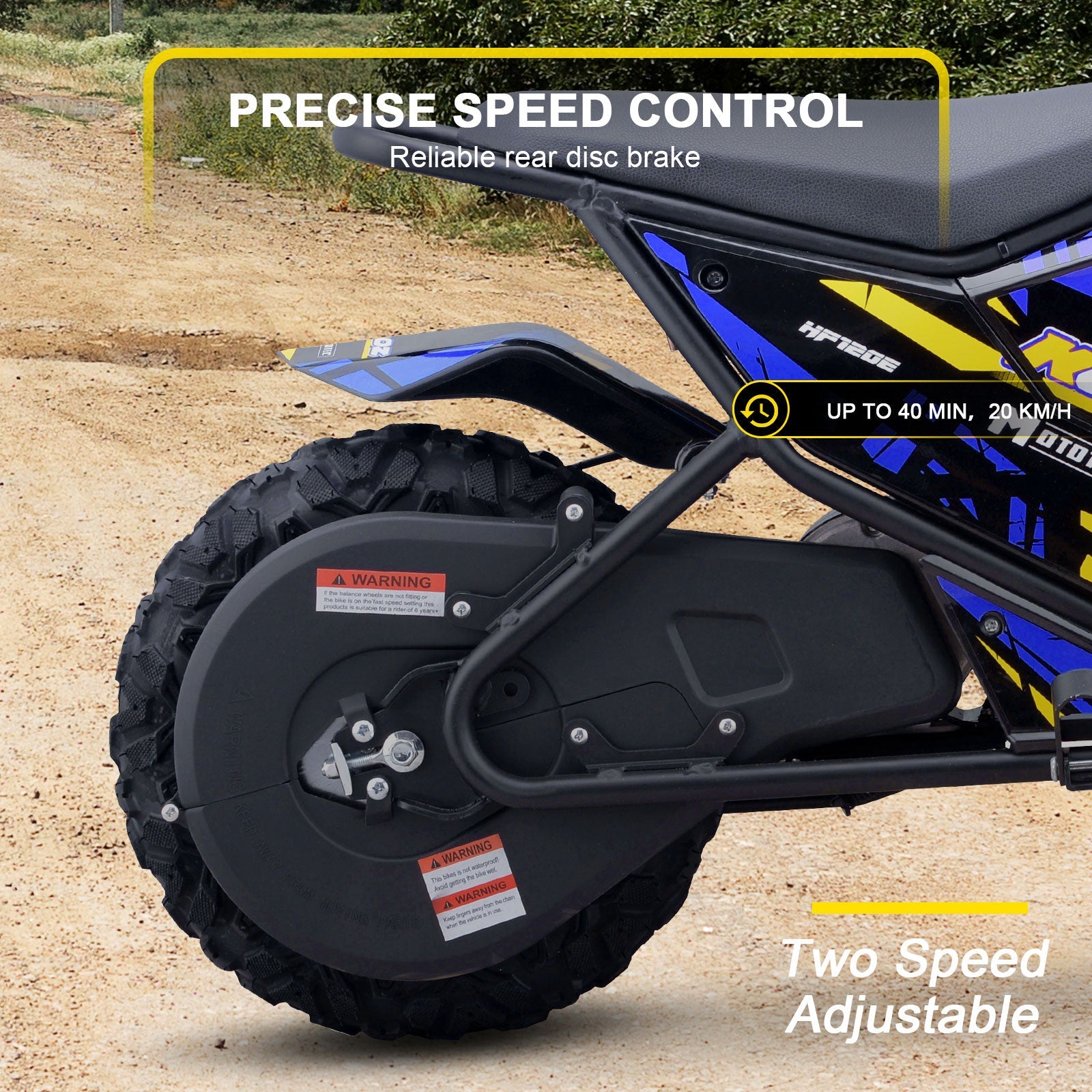 MotoTec | 24v 250w Electric Powered Mini Bike | HP120E