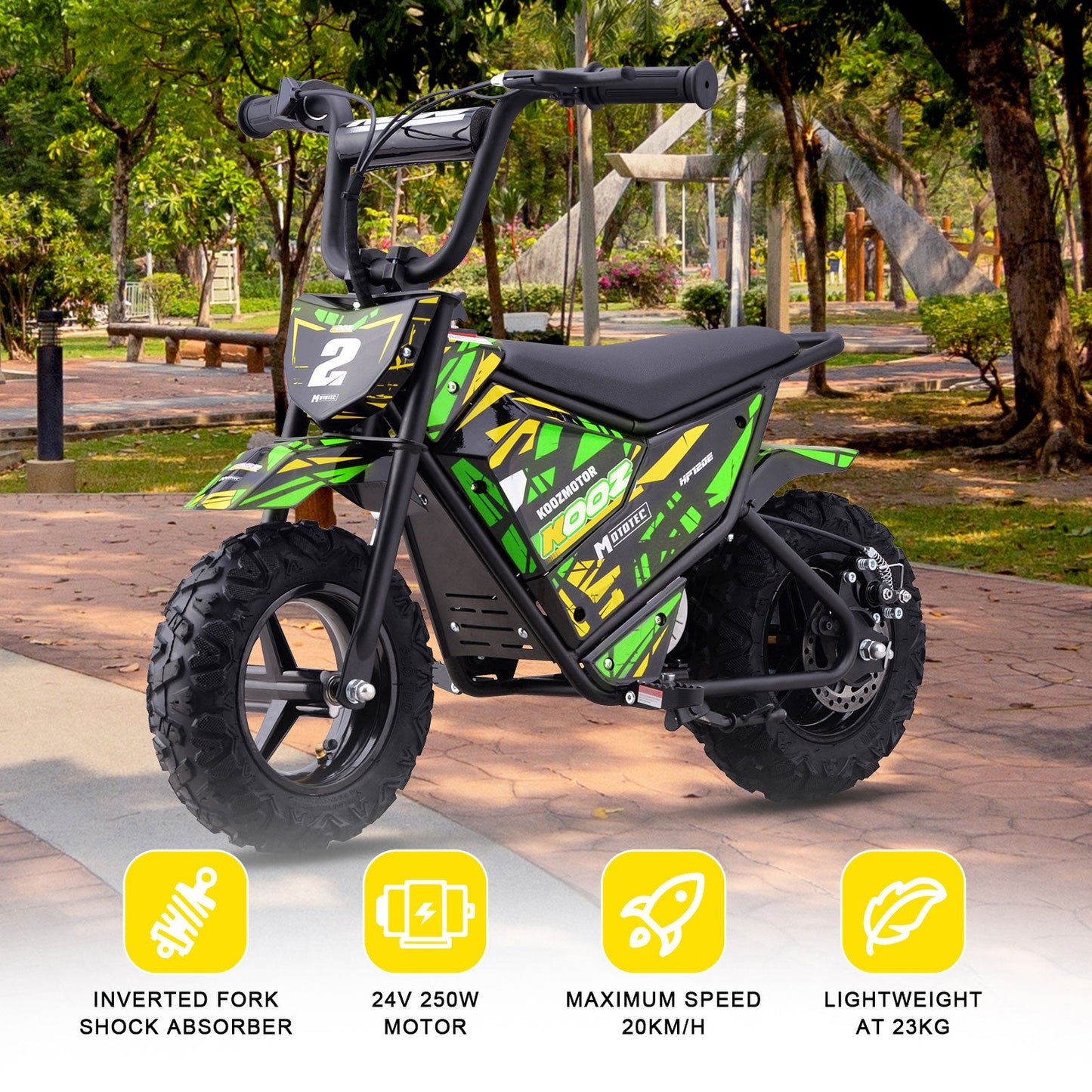 MotoTec | 24v 250w Electric Powered Mini Bike | HP120E