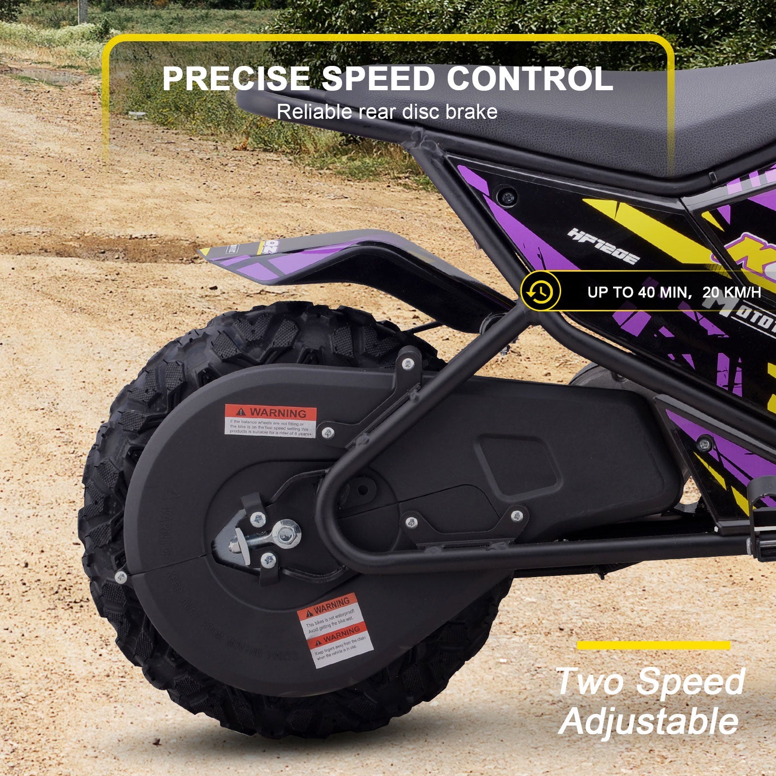 MotoTec | 24v 250w Electric Powered Mini Bike | HP120E