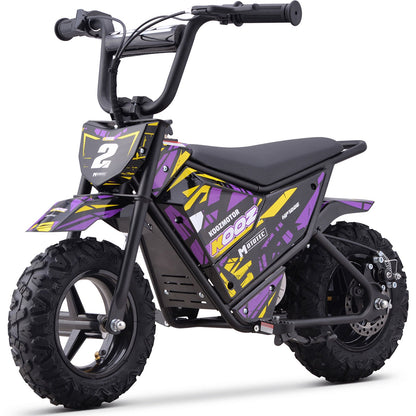 MotoTec | 24v 250w Electric Powered Mini Bike Purple | HP120E
