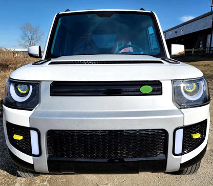 Electric 4 Door Coco Trooper 60v Electric Golf Cart LSV With Rear Trunk Hatch - White Demo Model