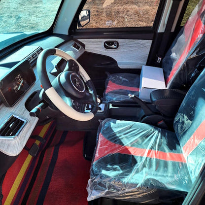 Electric 4 Door Coco Trooper 60v Electric Golf Cart LSV With Rear Trunk Hatch - White Demo Model