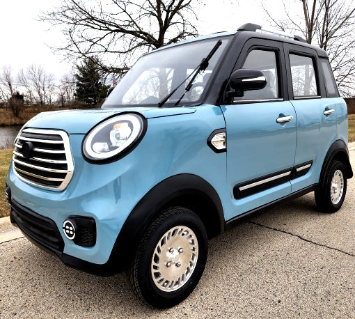 GSI - Electric 4 Door Mini Bug 60v Electric Golf Cart LSV With Rear Hatch Demo Model