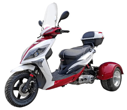 GSI - 50cc 4 Stroke Automatic 3 Wheel Trike Scooter Moped Mojo Magic - TRI030