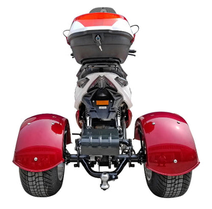 GSI - 50cc 4 Stroke Automatic 3 Wheel Trike Scooter Moped Mojo Magic - TRI030