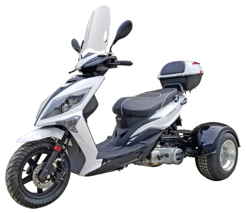 GSI - 50cc 4 Stroke Automatic 3 Wheel Trike Scooter Moped Mojo Magic - TRI030