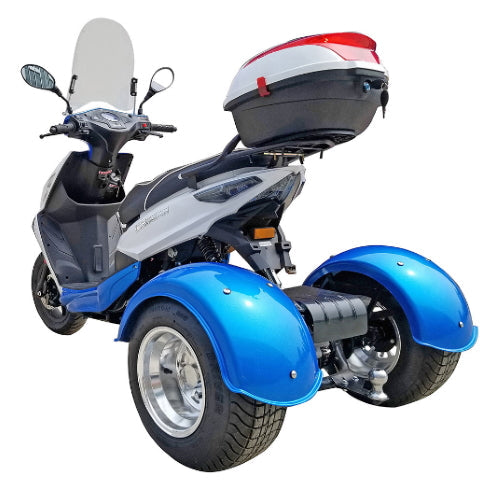 GSI - 50cc 4 Stroke Automatic 3 Wheel Trike Scooter Moped Mojo Magic - TRI030