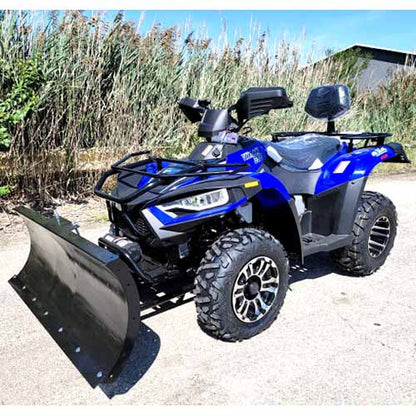 MSA 300cc 4x4 ATV With Snow Plow UTV - Utility Vehicle Four Wheel Drive - Blue